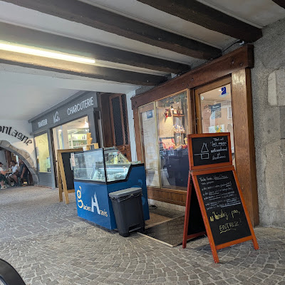 Plat servi chez Le Glacier des Aravis, photographié par Frédéric Delolme