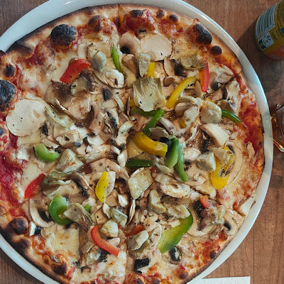 Plat servi chez Momento Pizzas, photographié par Catherine PIOT