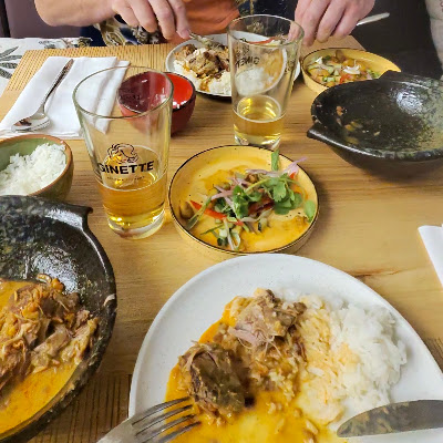 Plat servi chez GIGI cuisine thaï, photographié par Guy Greenwood