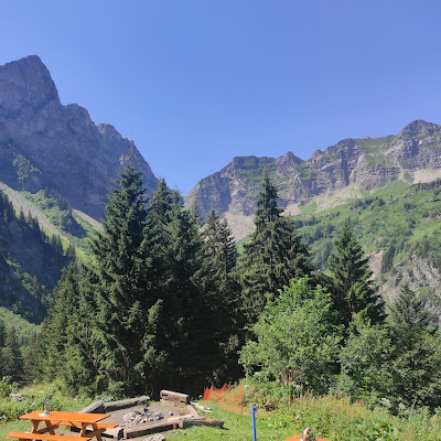 Refuge des Tinderets à Abondance : plat photographié par Ghislaine JANES