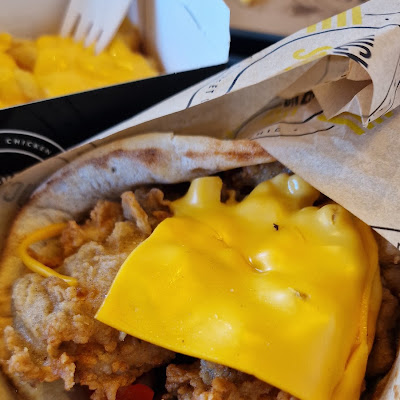 Plat servi chez Chicken Street Annecy Naan & Fried Chicken, photographié par Yusuke Urameshi
