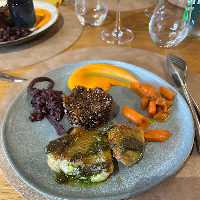 Plat servi chez Restaurant Le Bois Clair, photographié par Isabelle Marterer