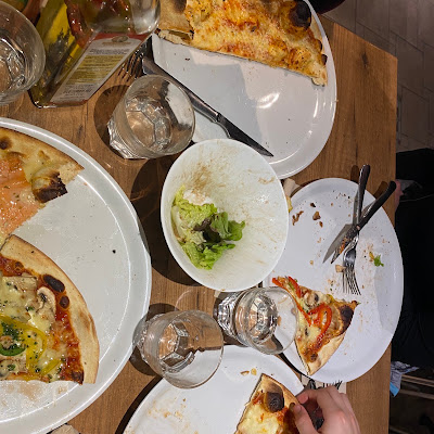 Plat servi chez Momento Pizzas, photographié par Ami- K